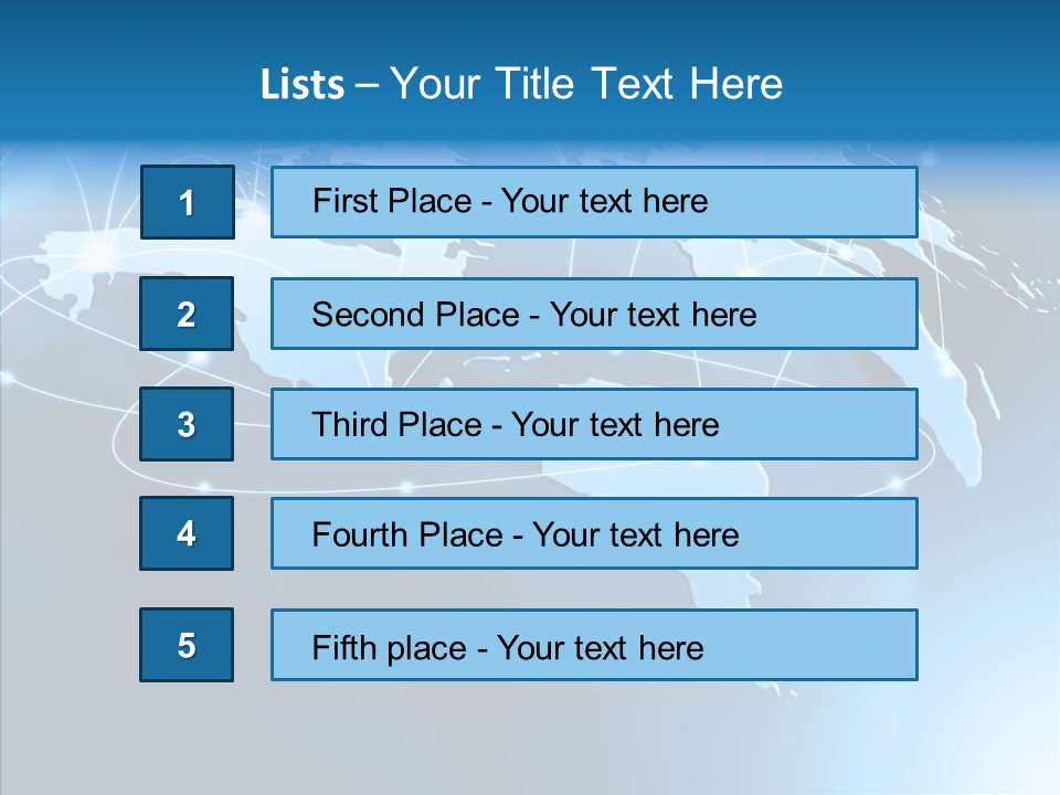 World Map Globalization PowerPoint Template