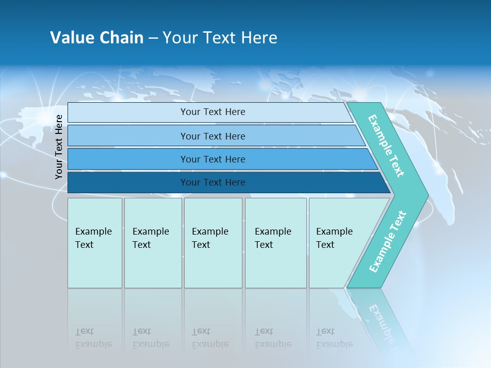 World Map Globalization PowerPoint Template