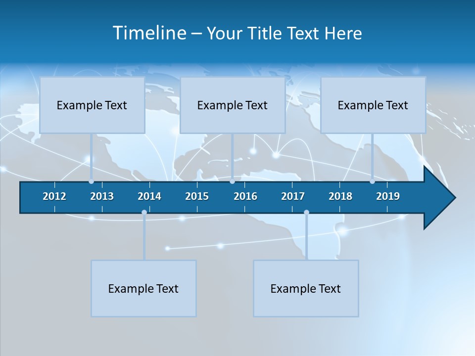 World Map Globalization PowerPoint Template