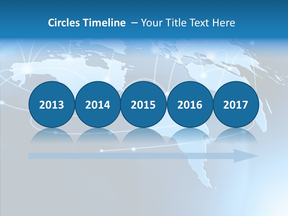 World Map Globalization PowerPoint Template