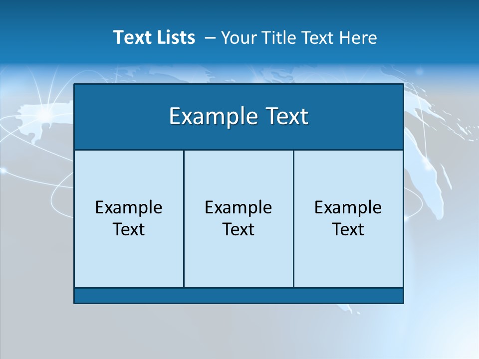 World Map Globalization PowerPoint Template