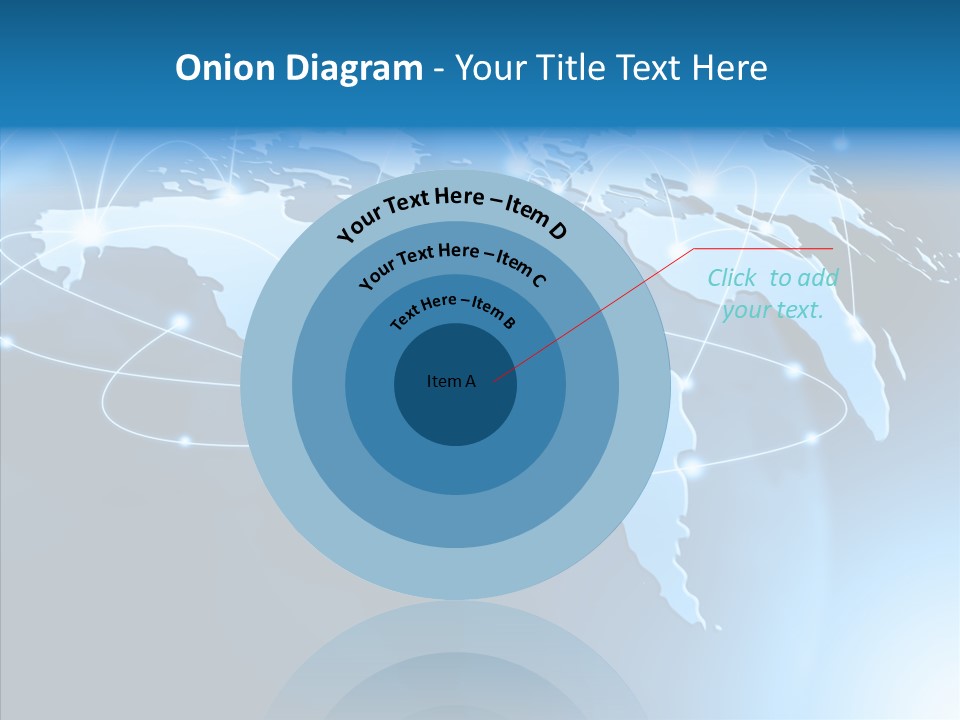 World Map Globalization PowerPoint Template
