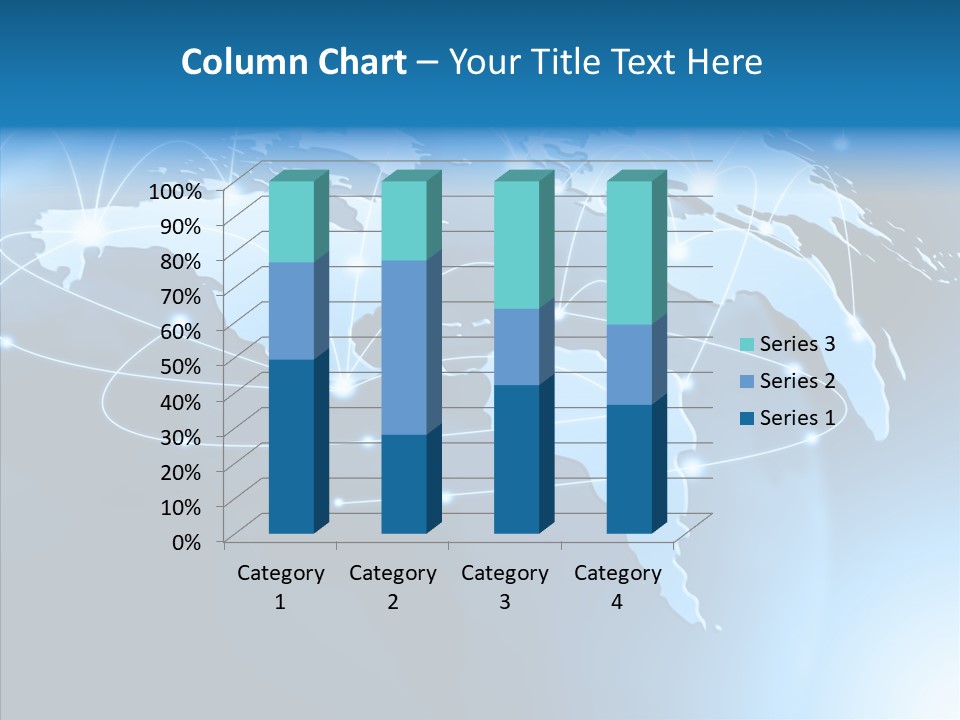 World Map Globalization PowerPoint Template