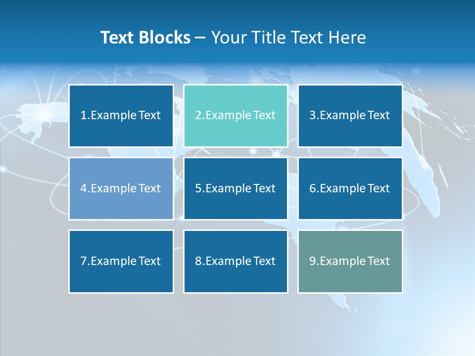 World Map Globalization PowerPoint Template