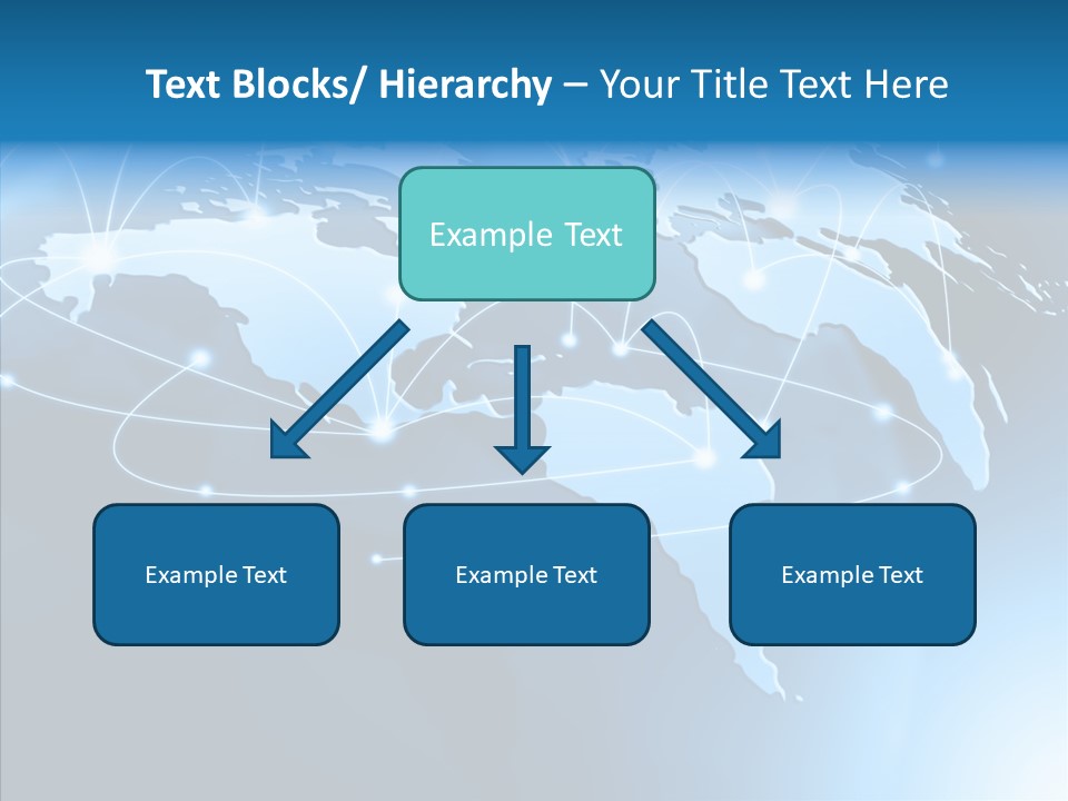 World Map Globalization PowerPoint Template