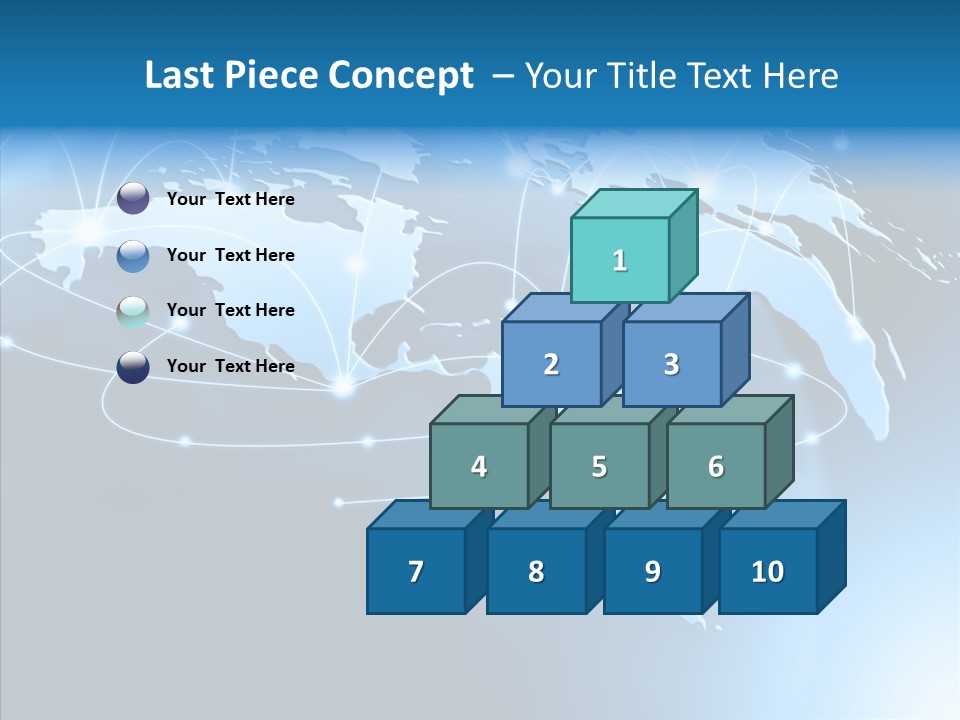 World Map Globalization PowerPoint Template