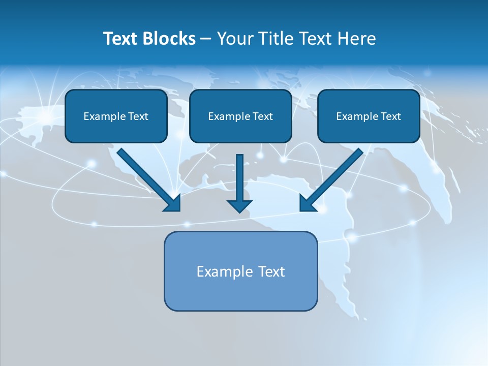 World Map Globalization PowerPoint Template