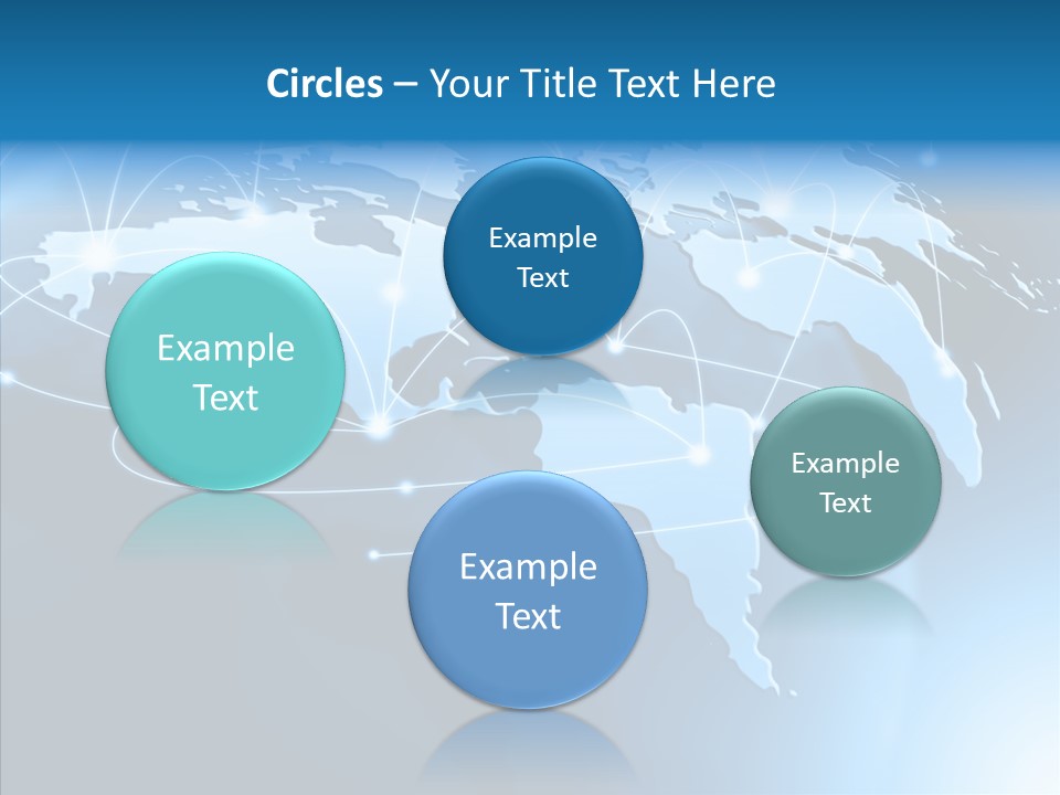 World Map Globalization PowerPoint Template