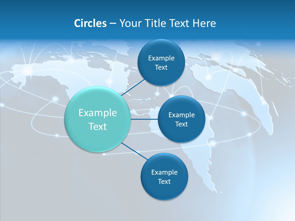 World Map Globalization PowerPoint Template