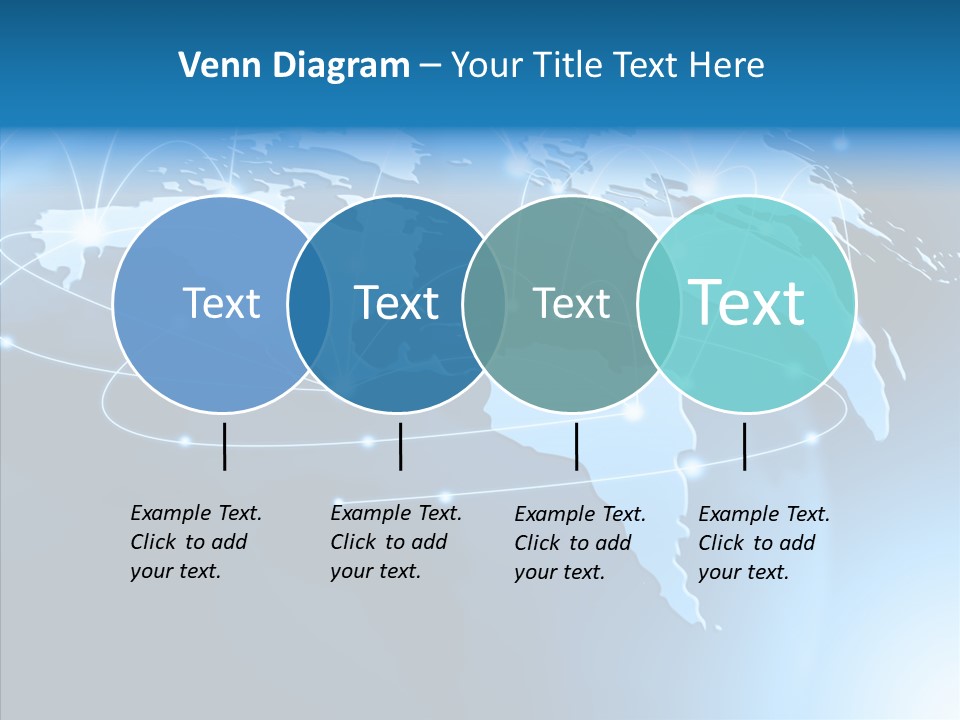 World Map Globalization PowerPoint Template