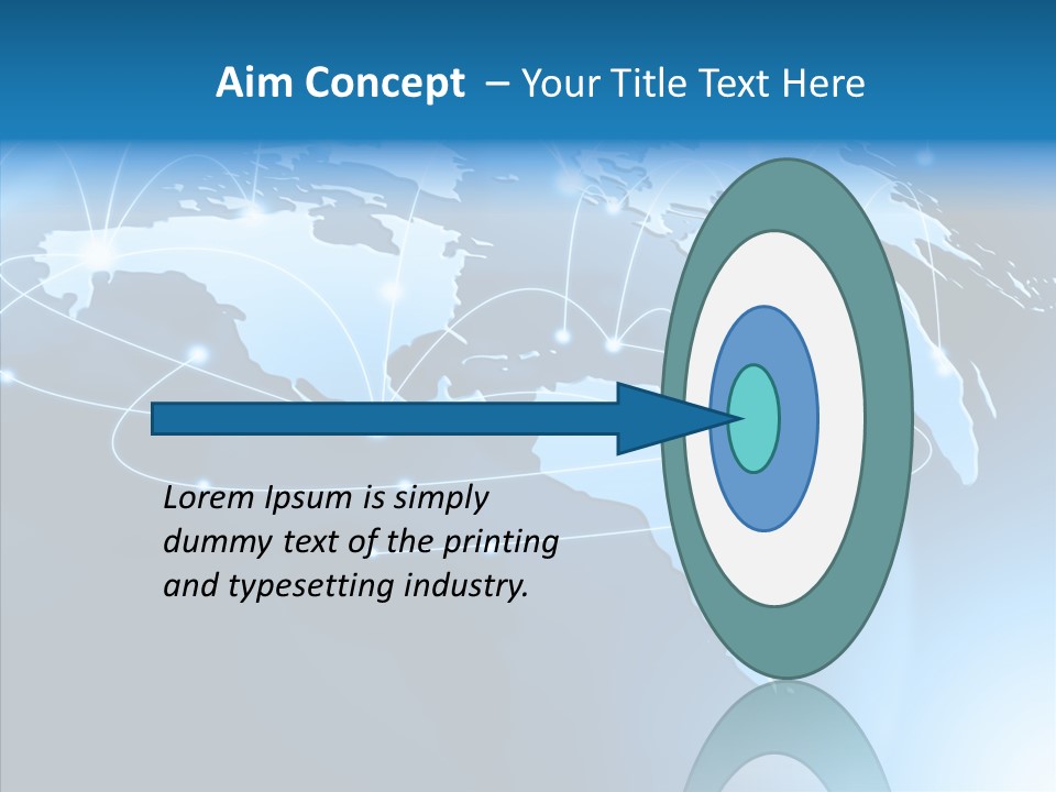 World Map Globalization PowerPoint Template