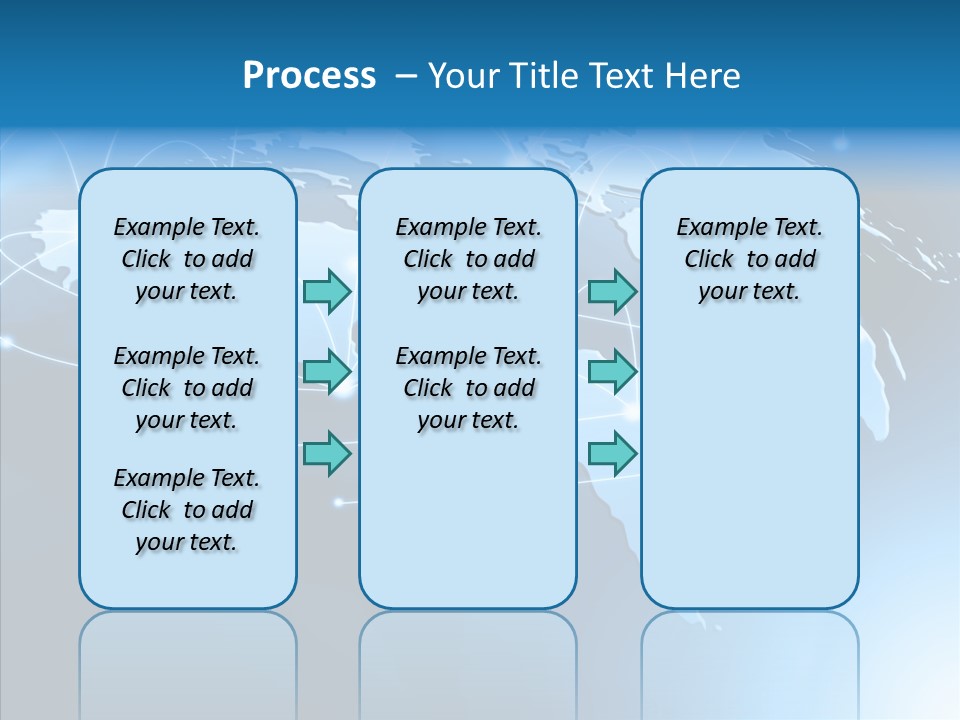 World Map Globalization PowerPoint Template