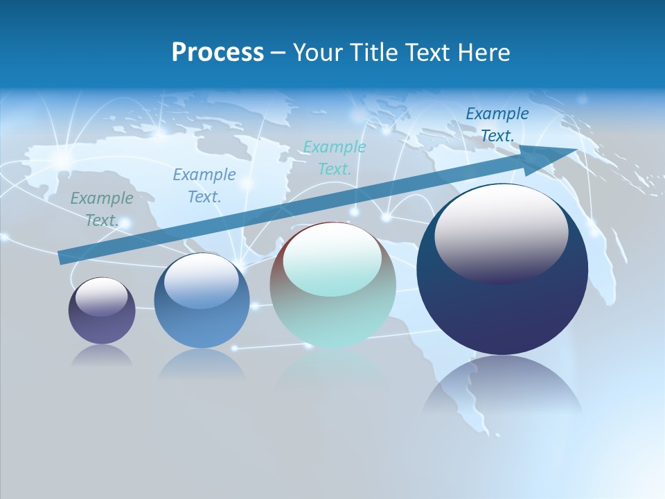 World Map Globalization PowerPoint Template