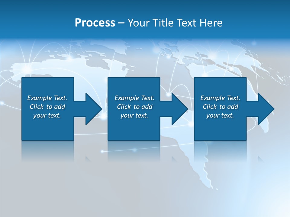 World Map Globalization PowerPoint Template