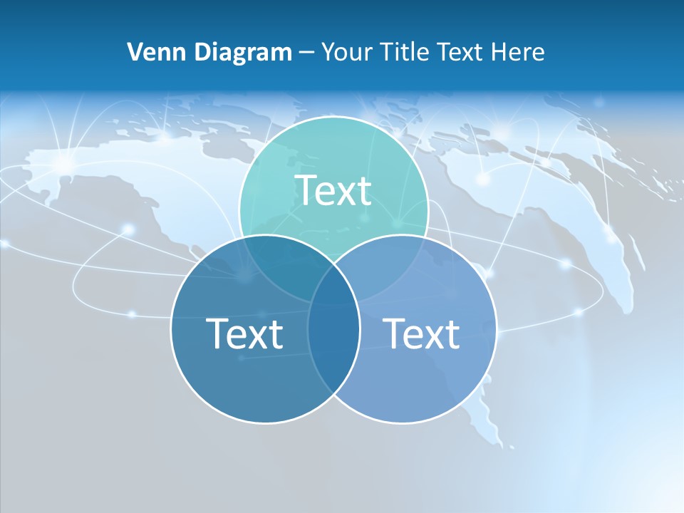 World Map Globalization PowerPoint Template
