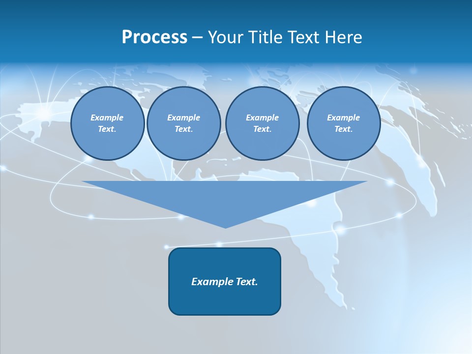 World Map Globalization PowerPoint Template
