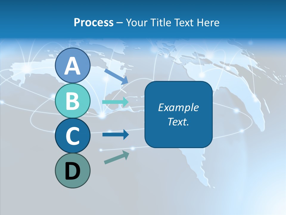 World Map Globalization PowerPoint Template