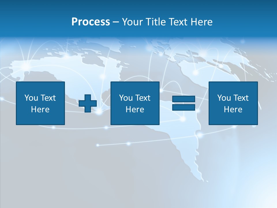 World Map Globalization PowerPoint Template