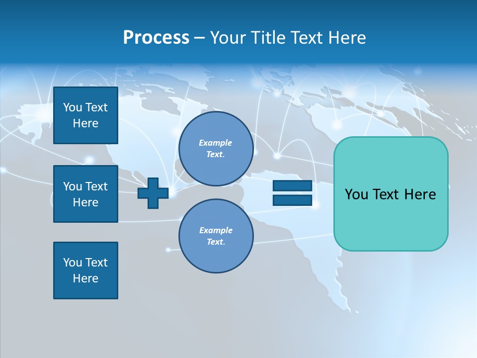 World Map Globalization PowerPoint Template