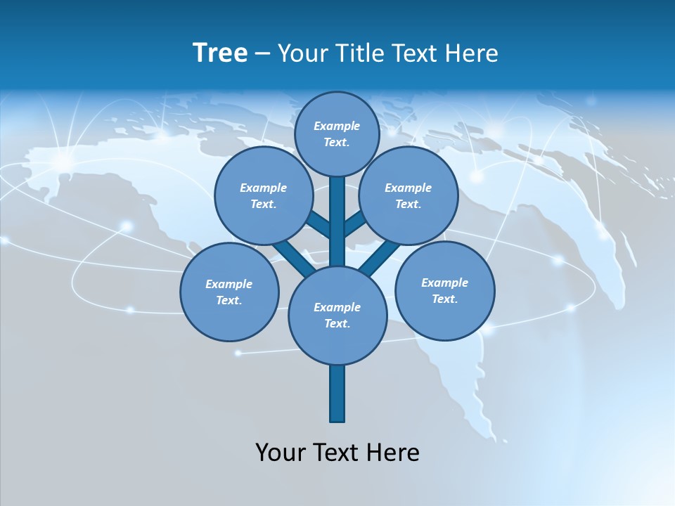World Map Globalization PowerPoint Template