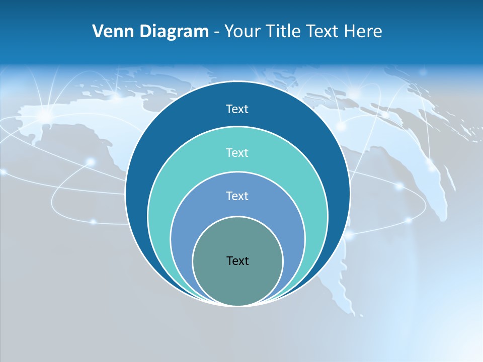 World Map Globalization PowerPoint Template