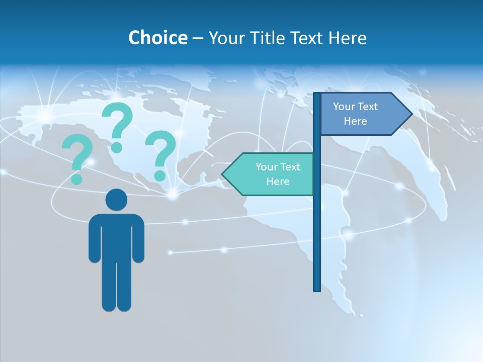 World Map Globalization PowerPoint Template