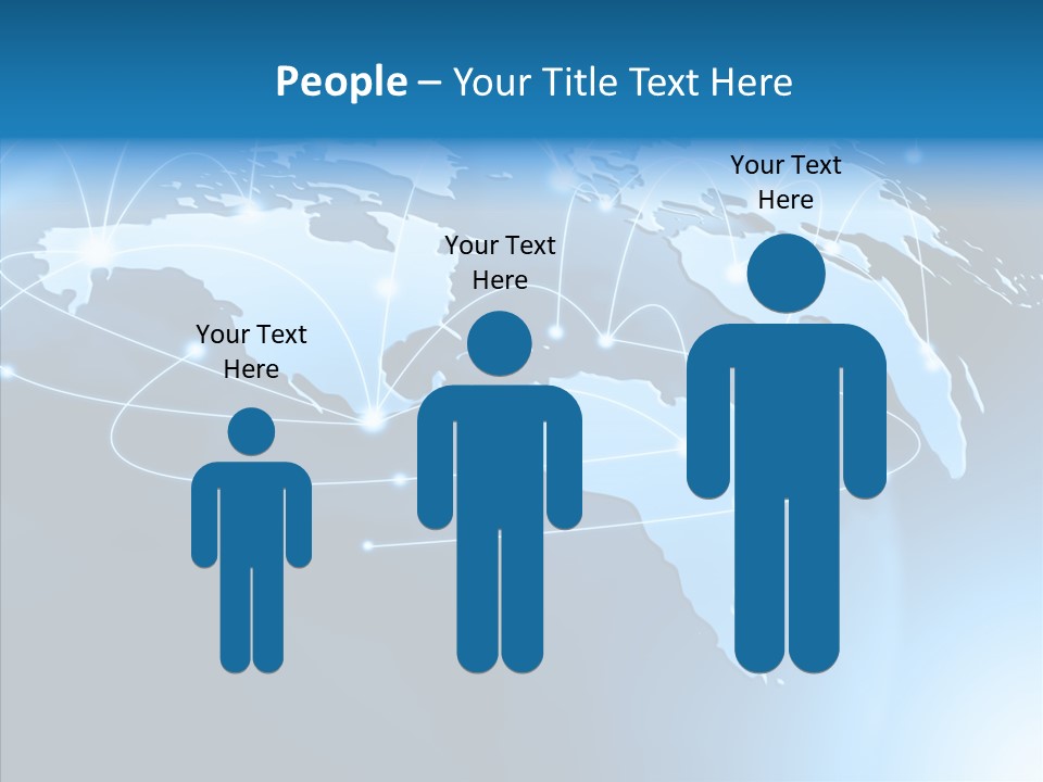 World Map Globalization PowerPoint Template