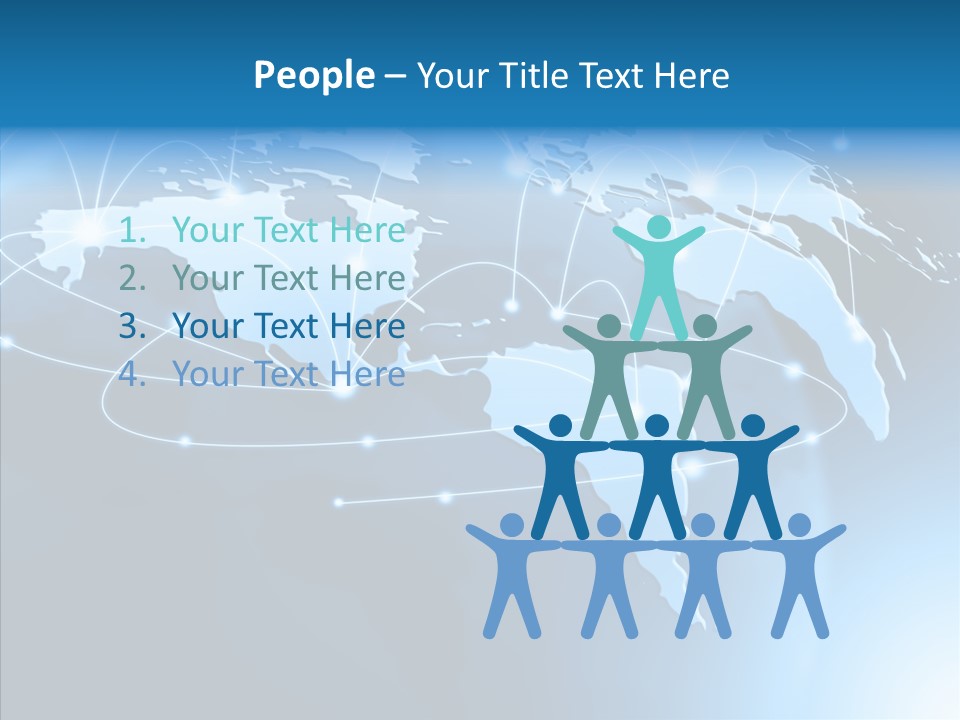 World Map Globalization PowerPoint Template