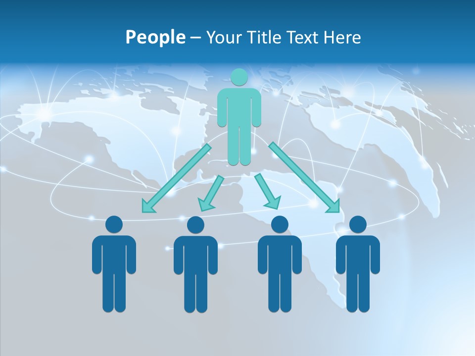 World Map Globalization PowerPoint Template