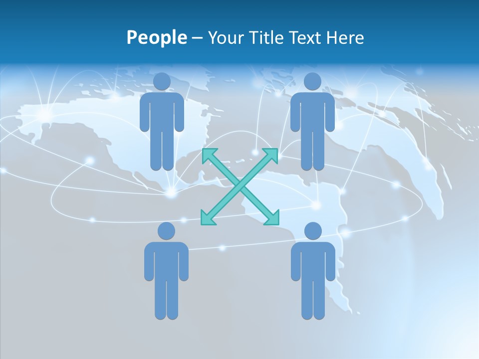 World Map Globalization PowerPoint Template