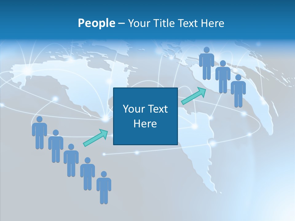 World Map Globalization PowerPoint Template