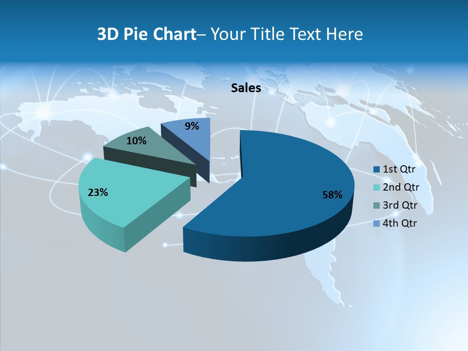 World Map Globalization PowerPoint Template