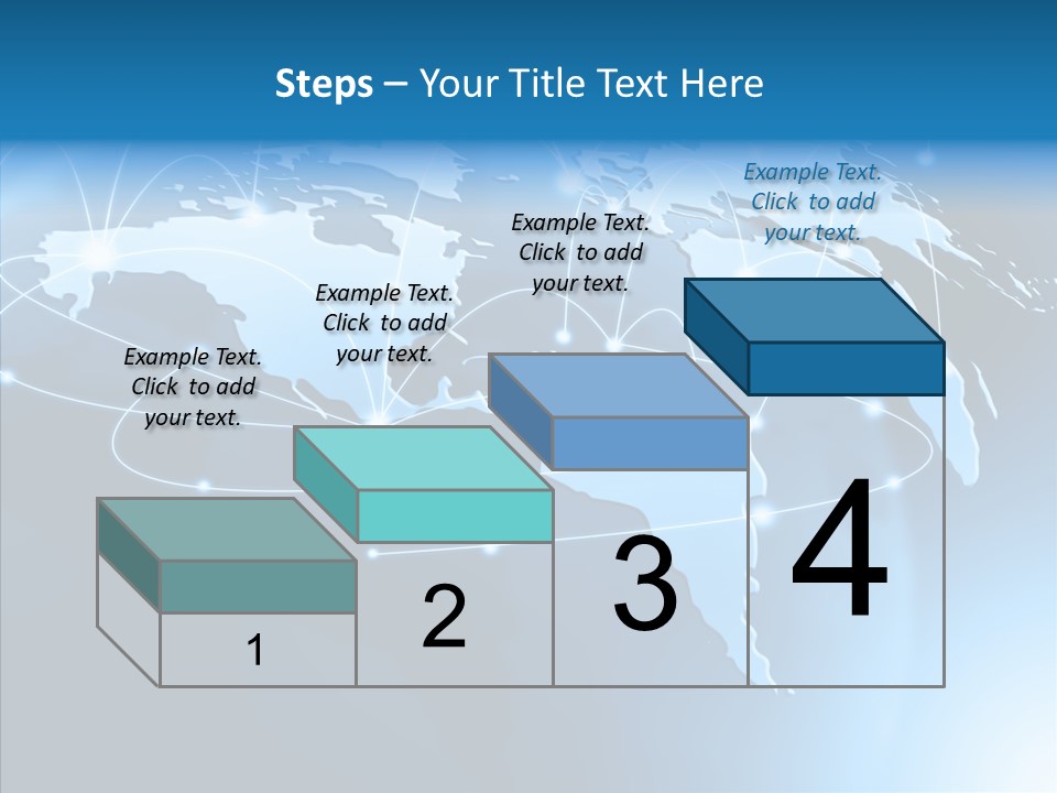 World Map Globalization PowerPoint Template