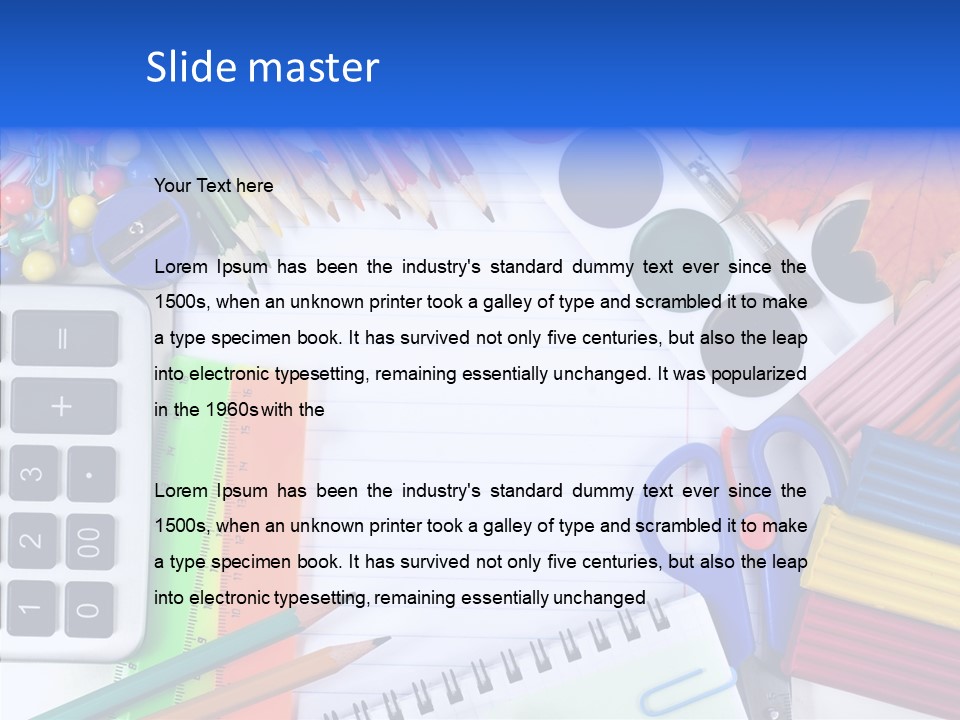 Back To School Background PowerPoint Template