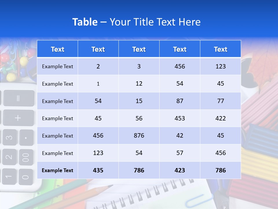Back To School Background PowerPoint Template