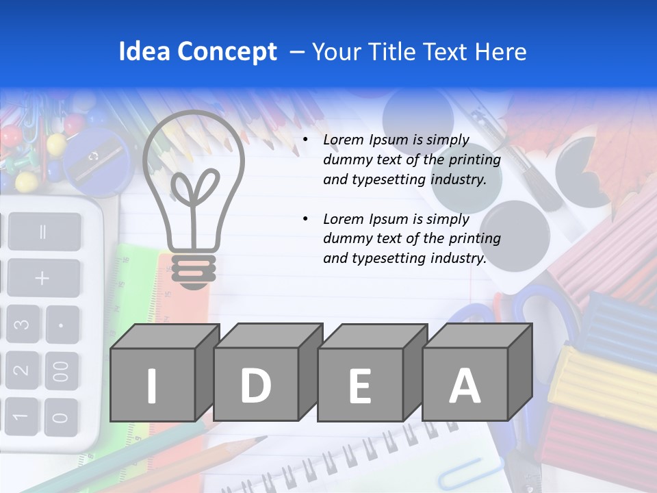 Back To School Background PowerPoint Template