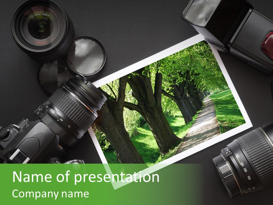 Dslr Photography PowerPoint Template