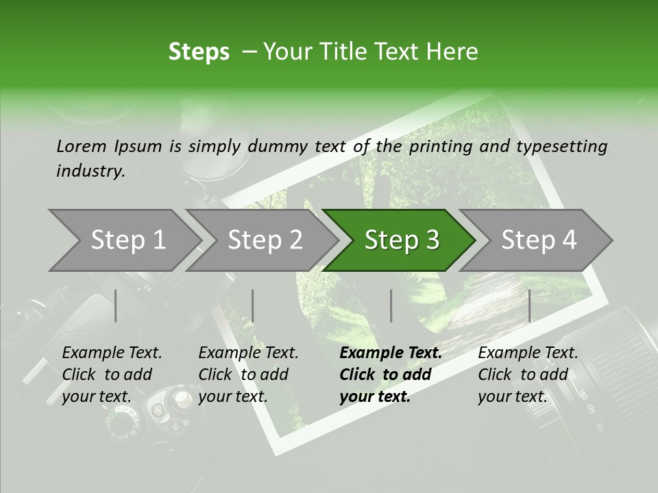 Dslr Photography PowerPoint Template