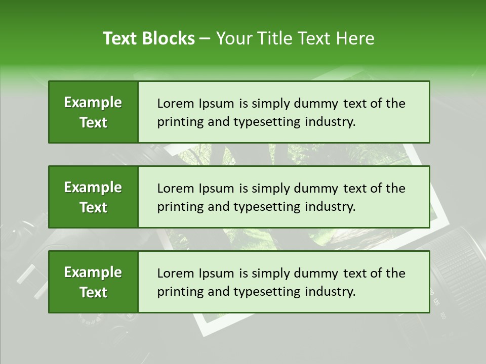 Dslr Photography PowerPoint Template