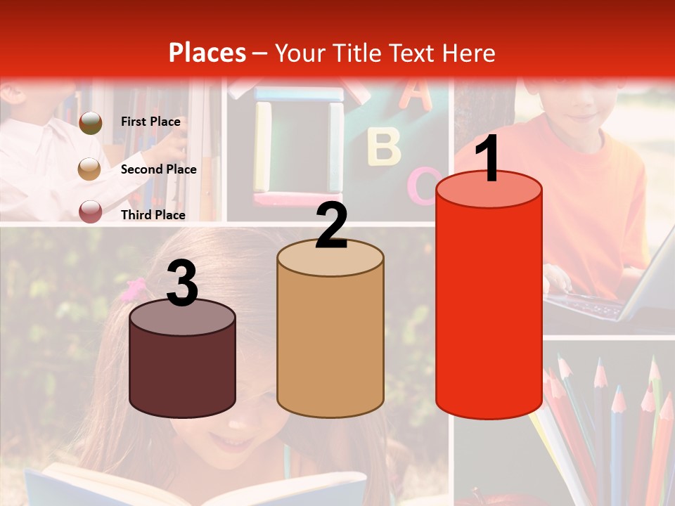 Knowledge Schoolboy Education PowerPoint Template