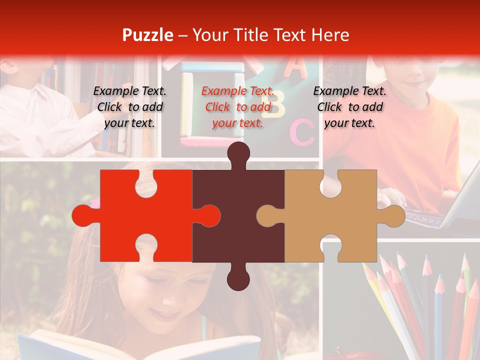 Knowledge Schoolboy Education PowerPoint Template