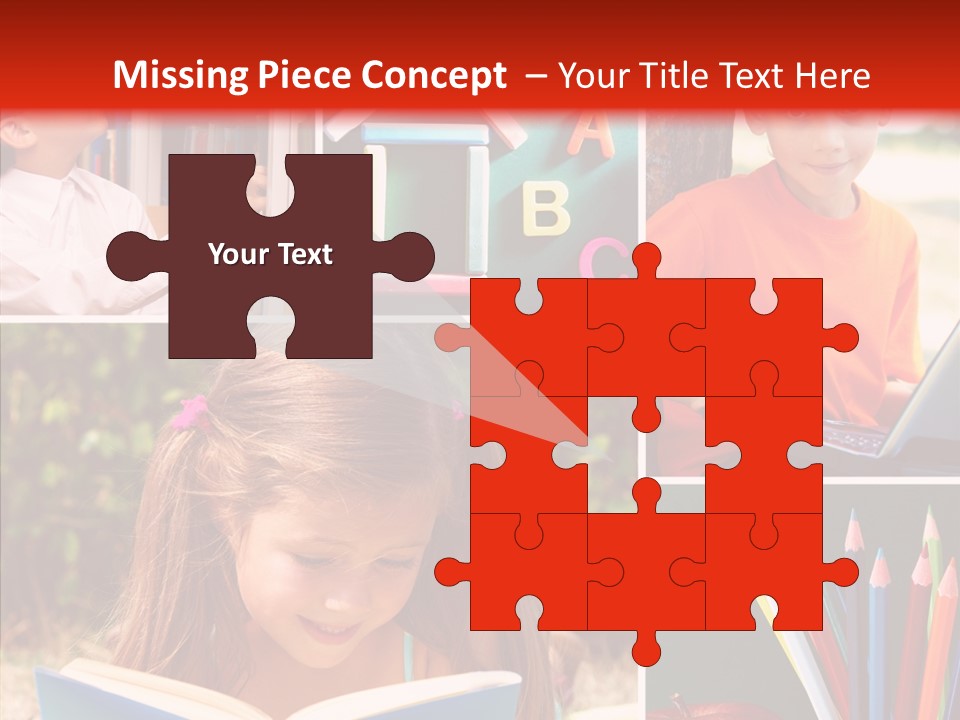 Knowledge Schoolboy Education PowerPoint Template