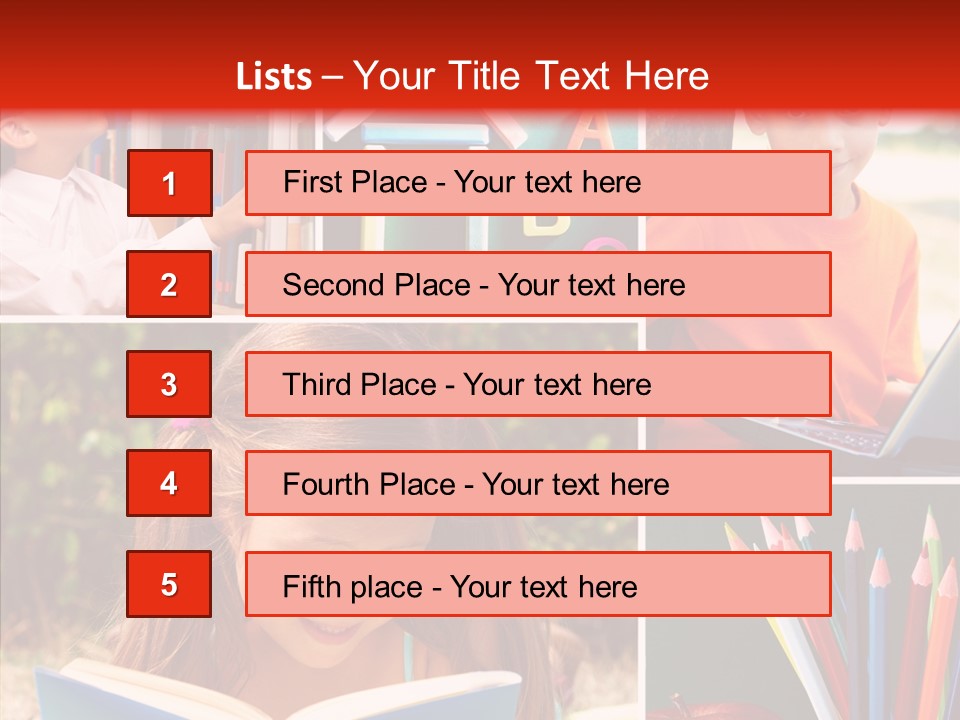 Knowledge Schoolboy Education PowerPoint Template