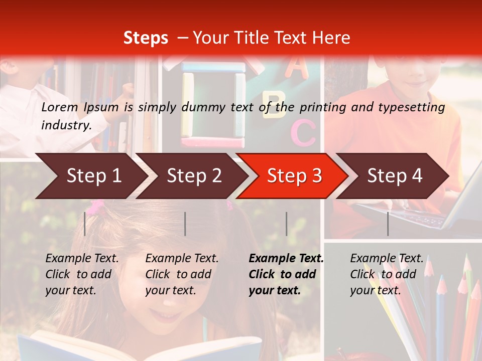 Knowledge Schoolboy Education PowerPoint Template
