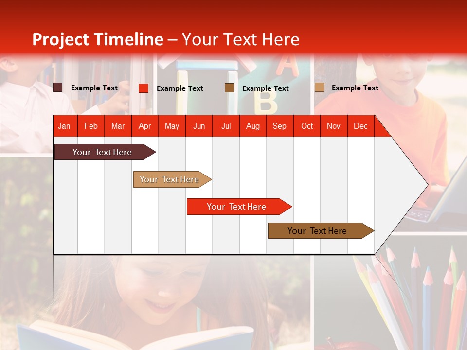 Knowledge Schoolboy Education PowerPoint Template