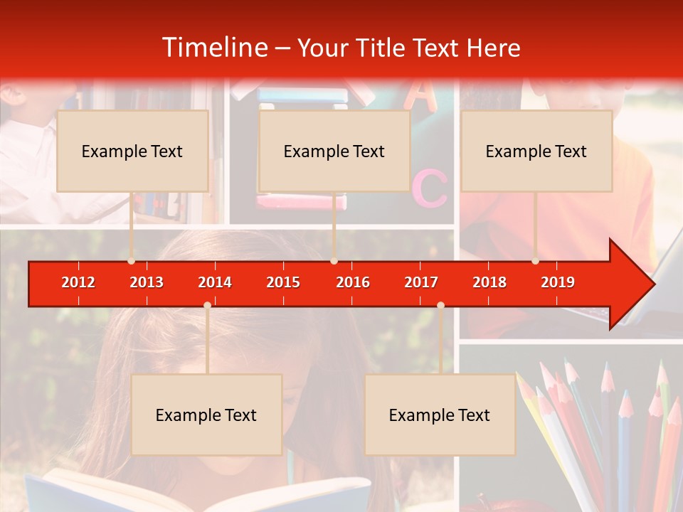 Knowledge Schoolboy Education PowerPoint Template