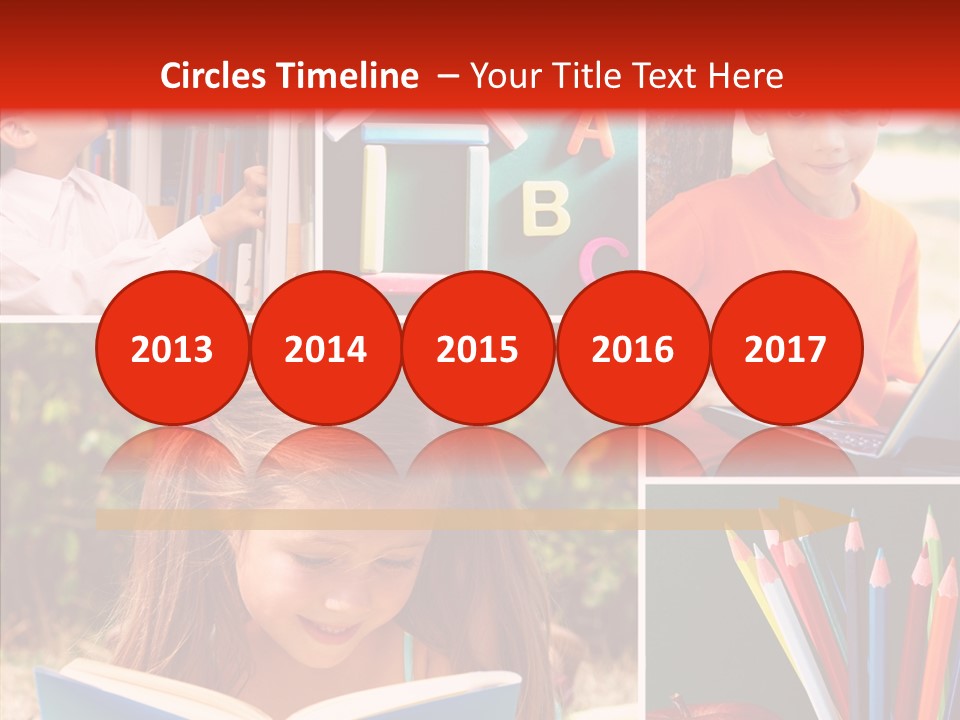 Knowledge Schoolboy Education PowerPoint Template