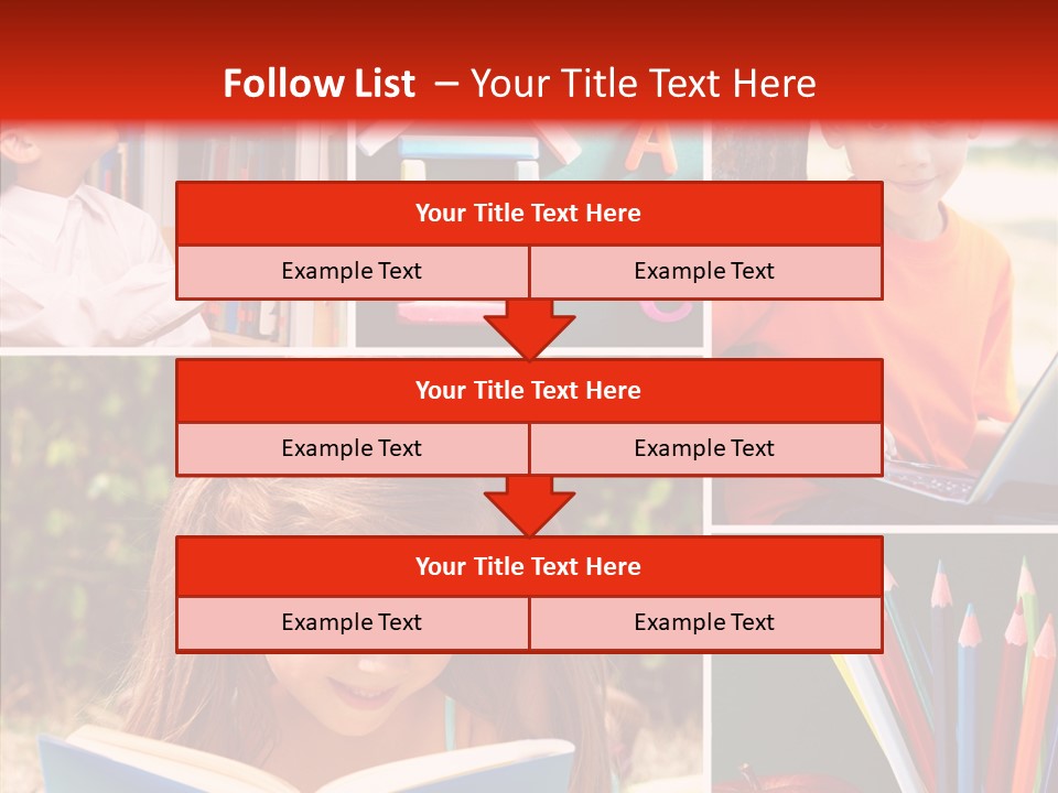 Knowledge Schoolboy Education PowerPoint Template