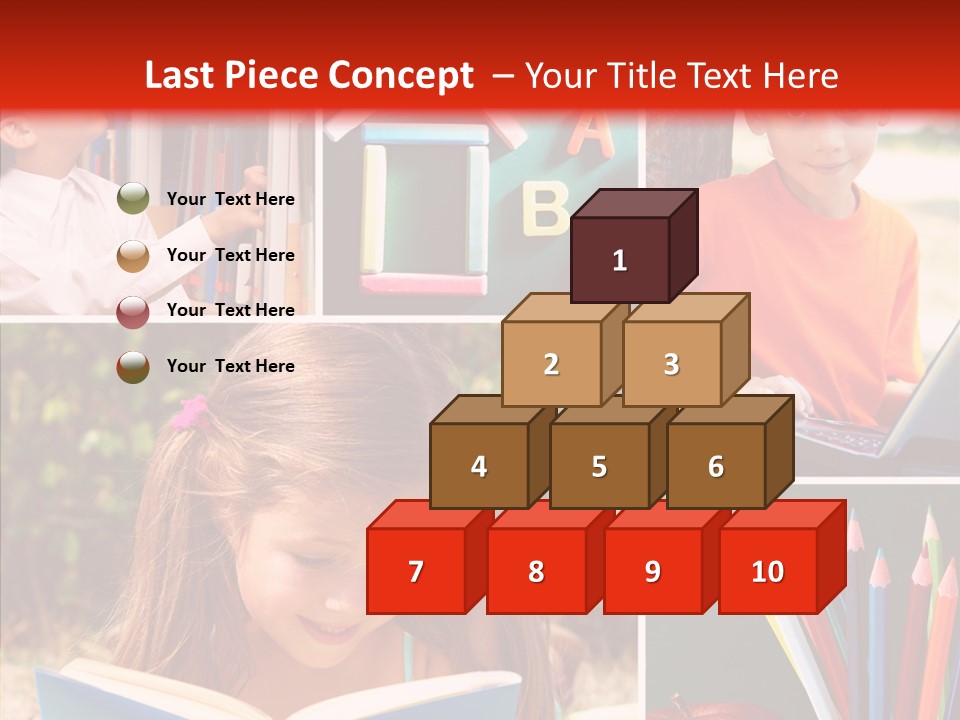 Knowledge Schoolboy Education PowerPoint Template