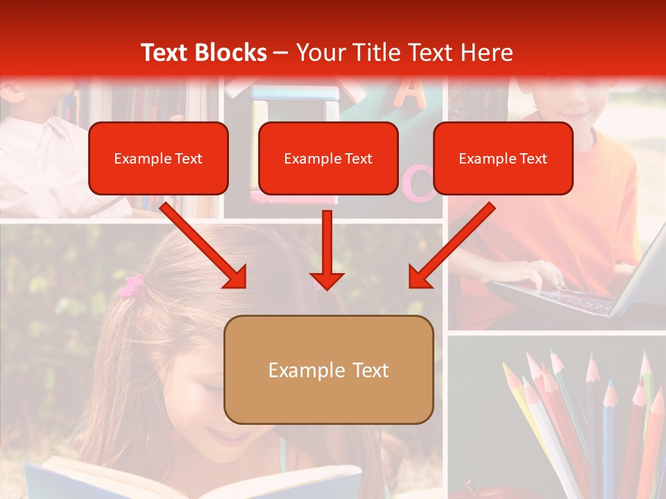 Knowledge Schoolboy Education PowerPoint Template
